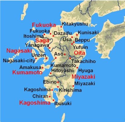 九州地図 詳しく - 地図の上で旅する九州の魅力